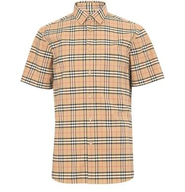 商品Burberry|Simpson 短袖衬衫,价格¥4904,第1张图片