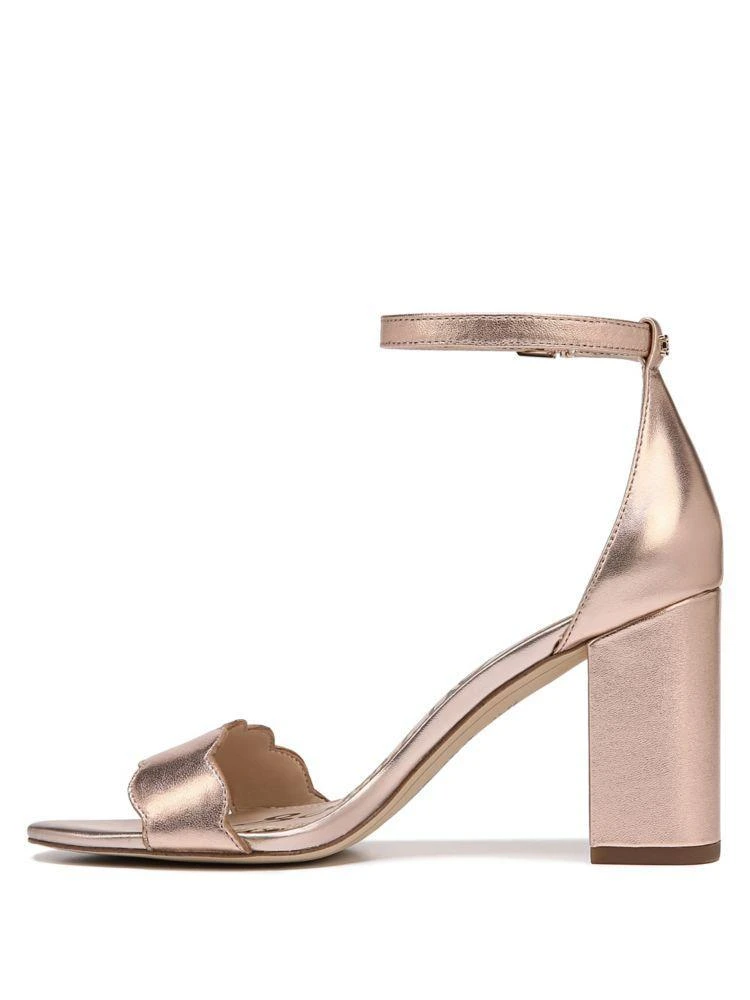 Odila Metallic Leather Ankle Strap Sandals 商品