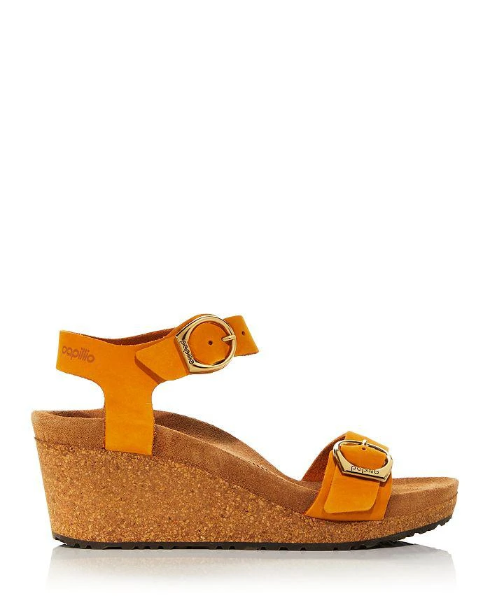 商品Birkenstock|Women's Papillio Soley Buckle Wedge Sandals,价格¥528,第2张图片详细描述