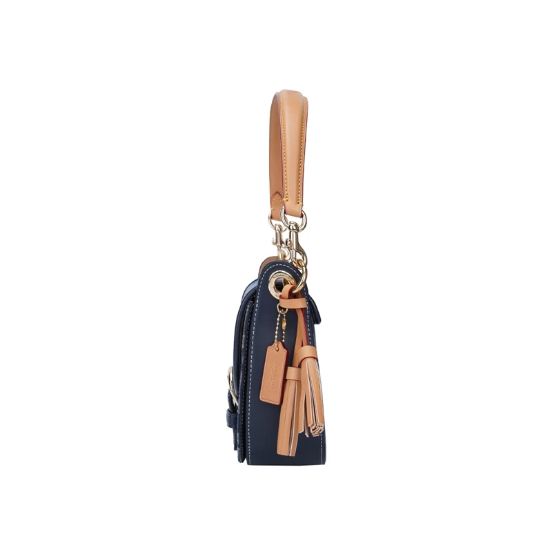 Coach 小号女士皮质单肩斜挎马鞍包 C8512IMDEI 商品