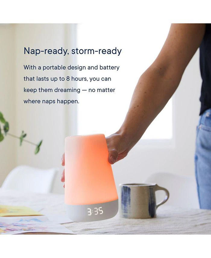 商品Hatch, Inc.|Rest+ Unisex Baby & Kids Sound Machine 2nd Gen Child s Night Light, Alarm Clock, Toddler Sleep Trainer, Time-to-Rise, White Noise, Bedtime Stories, Portable, Backup Battery (with Charging Base) - Baby, Little Kid, Big Kid,价格¥672,第2张图片详细描述