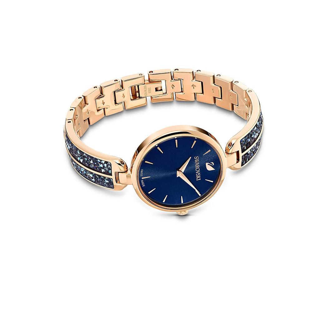 商品Swarovski|Dream Rock Blue Metal Bracelet Watch, 28.44 mm,价格¥2590,第5张图片详细描述