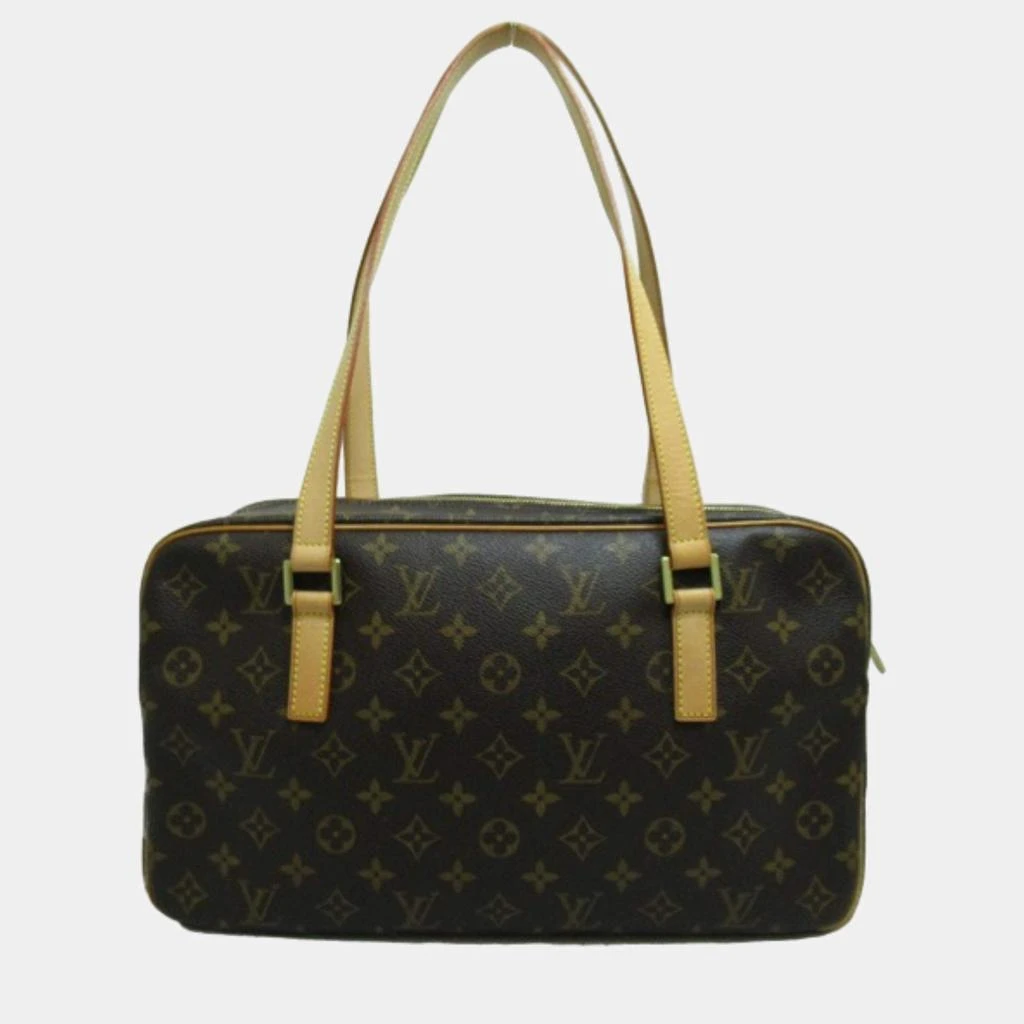 商品[二手商品] Louis Vuitton|Louis Vuitton Brown Canvas Monogram Cite GM Crossbody Bag,价格¥11341,第3张图片详细描述