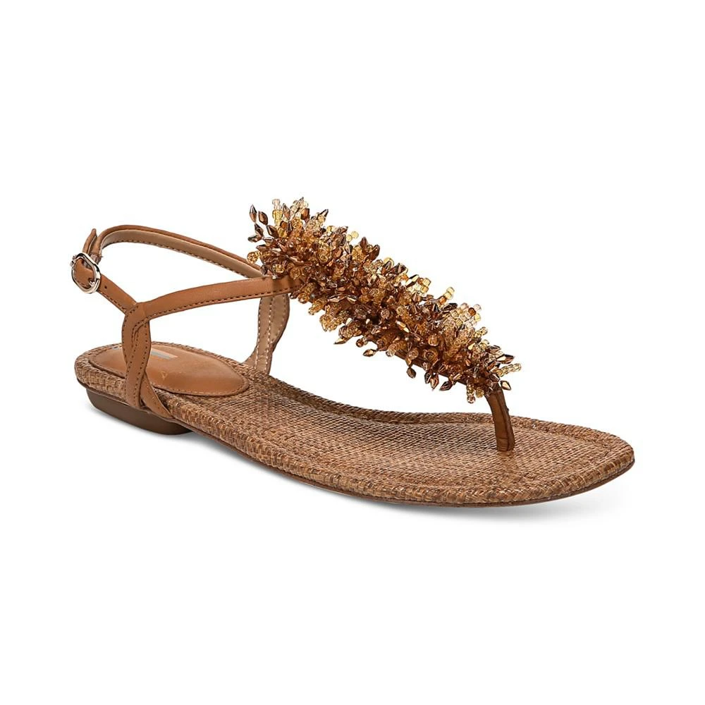 商品Sam Edelman|Women's Brinda Beaded T-Strap Flat Sandals,价格¥1034,第1张图片