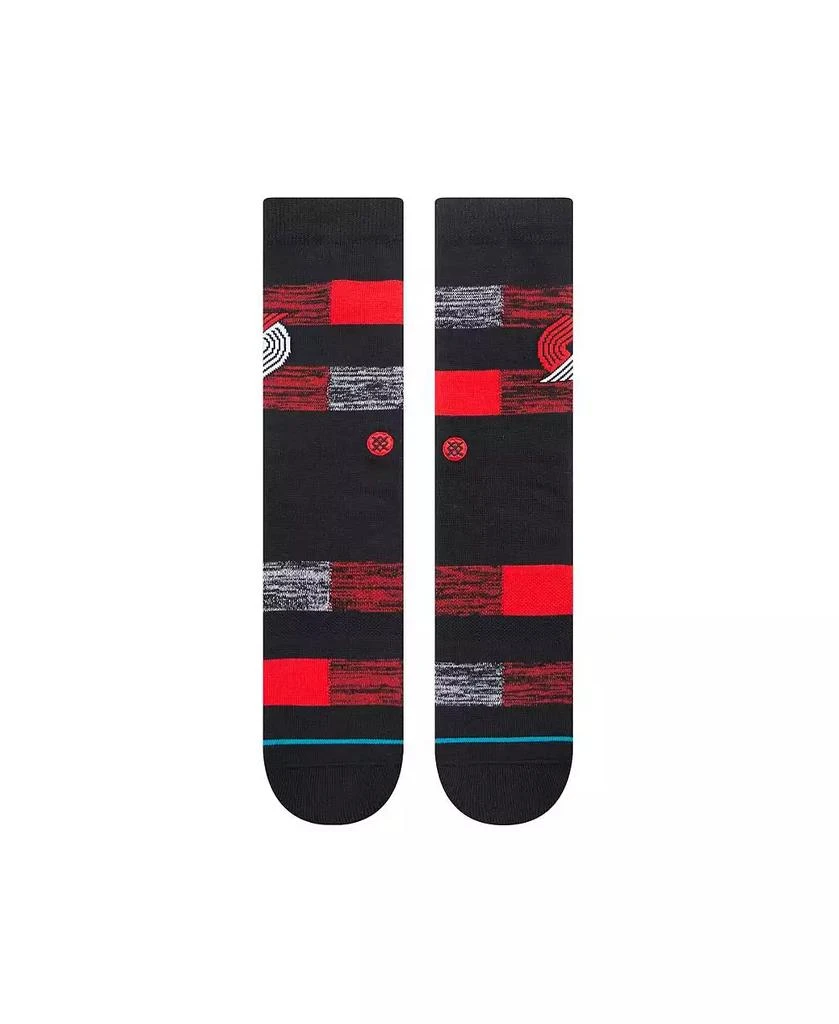 商品Stance|Men's Portland Trail Blazers Cryptic Crew Socks,价格¥131,第2张图片详细描述