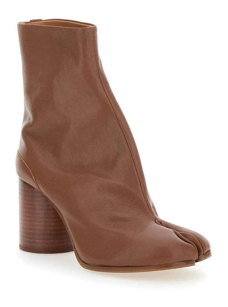 商品MAISON MARGIELA|Tabi' Brown Leather High Heel Ankle Boots,价格¥7644,第2张图片详细描述