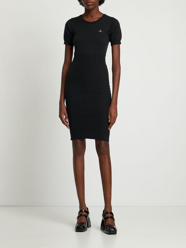 商品Vivienne Westwood|Bebe Cotton & Cashmere Knit Logo Dress,价格¥4731,第1张图片