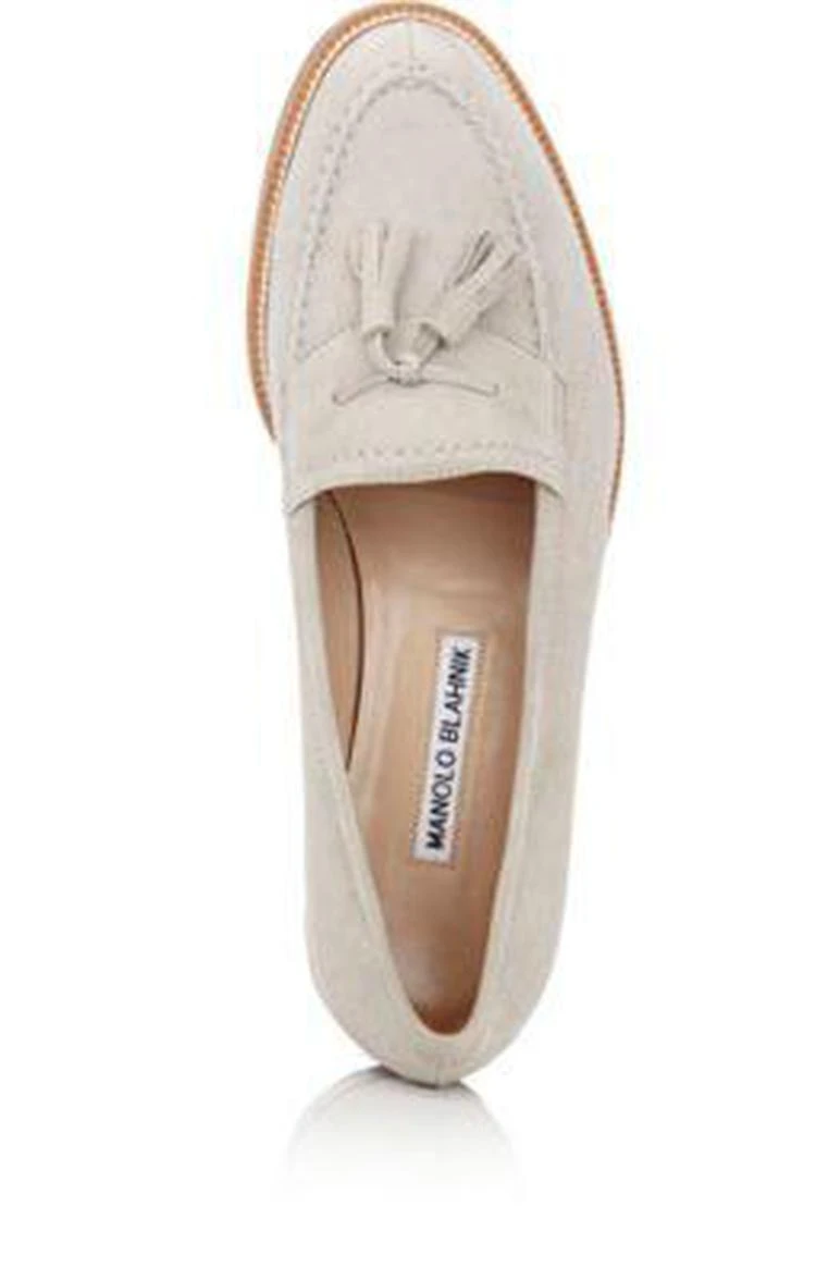 商品Manolo Blahnik|Aldena Tassel Loafers,价格¥2077,第4张图片详细描述