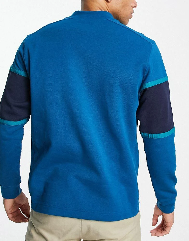 商品NIKE|Nike Golf NGC Dri-FIT midlayer top in teal blue,价格¥431,第2张图片详细描述