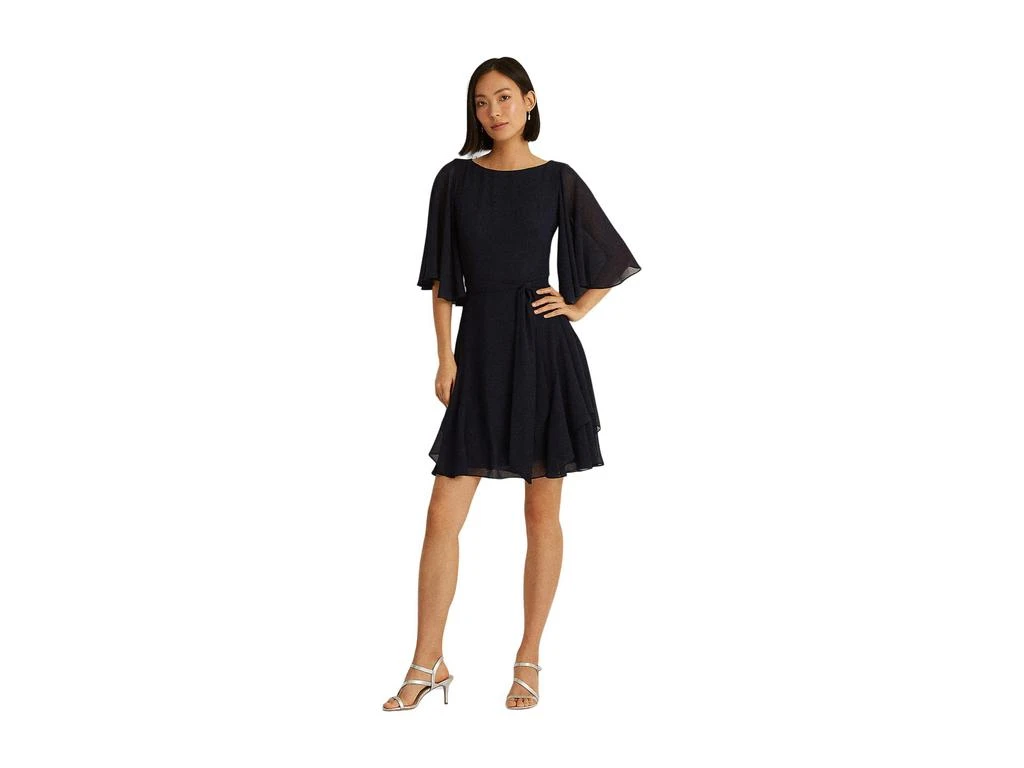 商品Ralph Lauren|Ruffled Georgette Cocktail Dress,价格¥1097,第5张图片详细描述