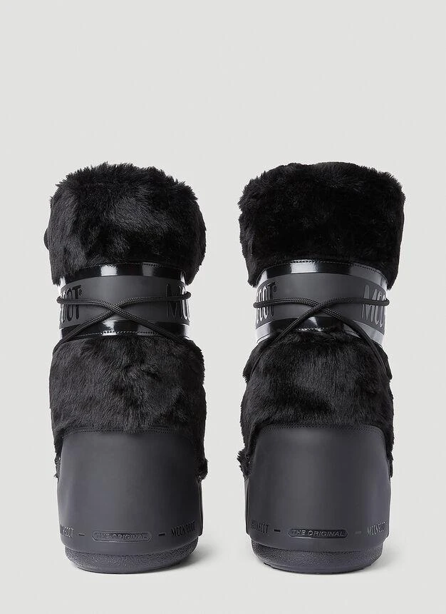 商品Moon Boot|Icon Faux Fur Snow Boots in Black,价格¥2673,第4张图片详细描述