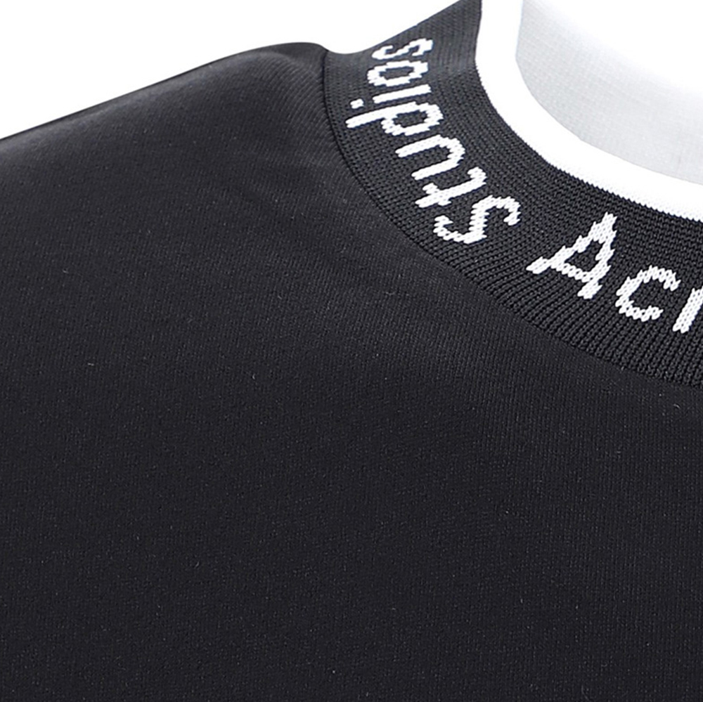 ACNE STUDIOS 艾克妮 男士黑色T恤 BL0221-BLACK商品第4张图片规格展示