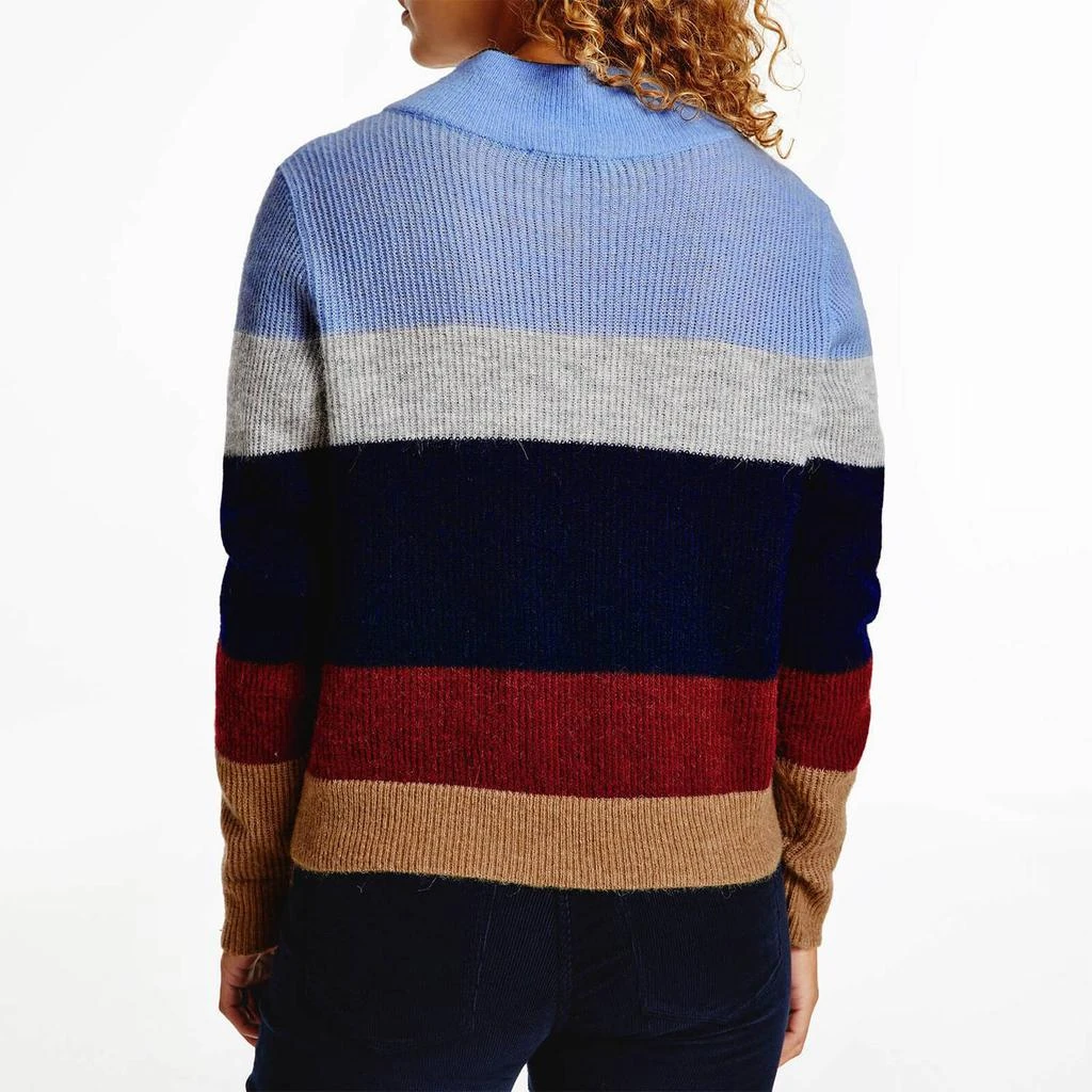 商品Tommy Hilfiger|Tommy Hilfiger Women's Alpaca Sweater - Desert Sky Colourblock,价格¥556,第2张图片详细描述