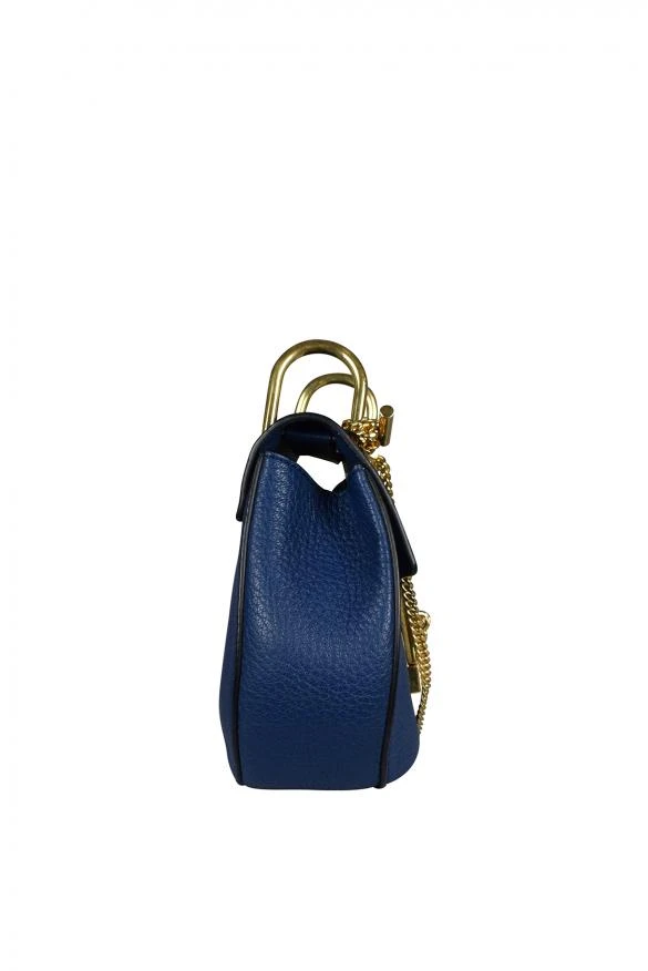 商品Chloé|Luxury handbag mini drew blue shoulder bag,价格¥9729,第4张图片详细描述