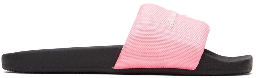 商品Alexander Wang|Pink Nylon Pool Slides,价格¥975,第1张图片
