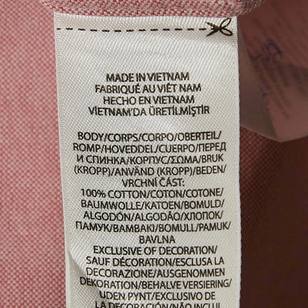 商品[二手商品] Ralph Lauren|Polo Ralph Lauren Pink Cotton Slim Fit Shirt S,价格¥1068,第5张图片详细描述