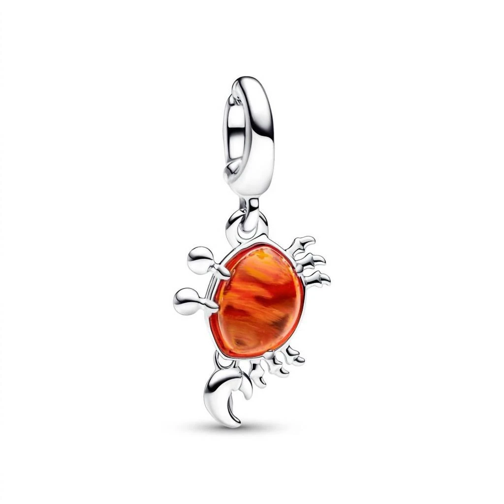 商品PANDORA|Pandora - Women's Disney Little Mermaid Sebastian Crab Dangle Charm,价格¥557,第1张图片