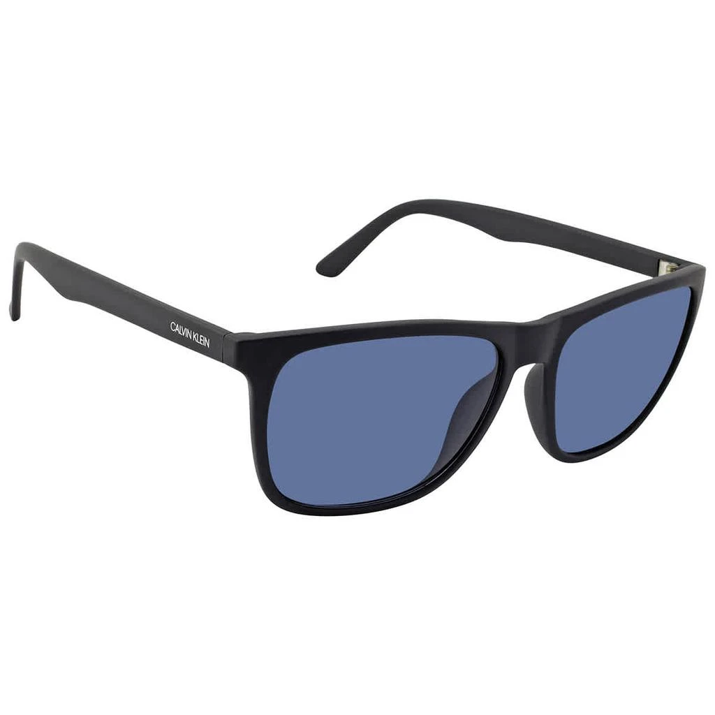 商品Calvin Klein|Blue Rectangular Men's Sunglasses CK20520S 001 57,价格¥106,第2张图片详细描述