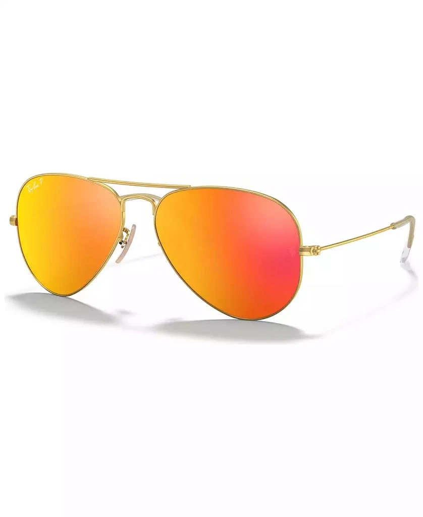 商品Ray-Ban|Polarized Sunglasses, RB3025 AVIATOR MIRROR,价格¥1205,第1张图片