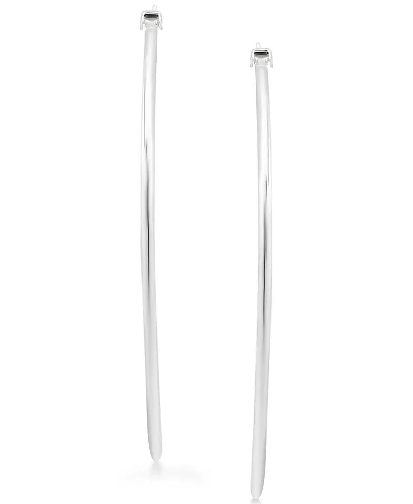商品Giani Bernini|Polished Wire Large Hoop Earrings in 18k Gold-Plated Sterling Silver, 70mm, Created for Macy's,价格¥1118,第2张图片详细描述