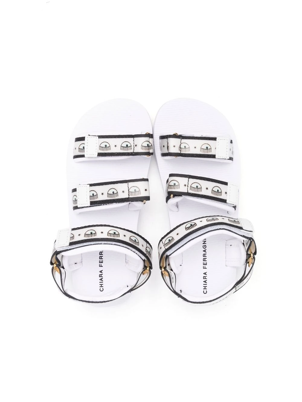 商品【商品预售7天】 Chiara Ferragni|Chiara Ferragni 男童凉鞋 CFB125009 白色,价格¥704,第4张图片详细描述