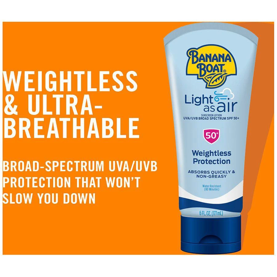 商品Banana Boat|Light as Air 防晒乳液 SPF 50 ,价格¥97,第3张图片详细描述