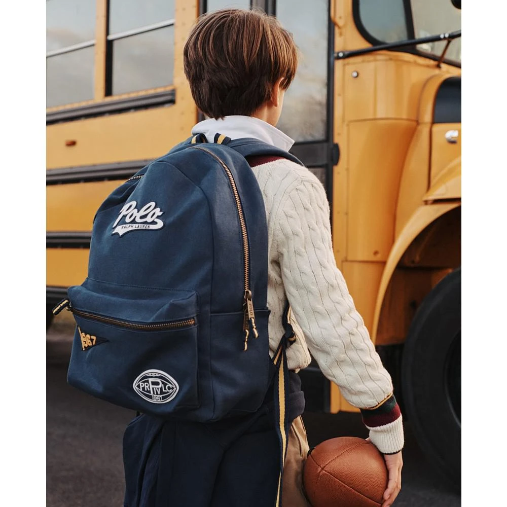 商品Ralph Lauren|Big Boys Varsity Backpack,价格¥750,第3张图片详细描述