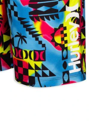 Boy’s Abstract Blanket Pattern Board Shorts 商品