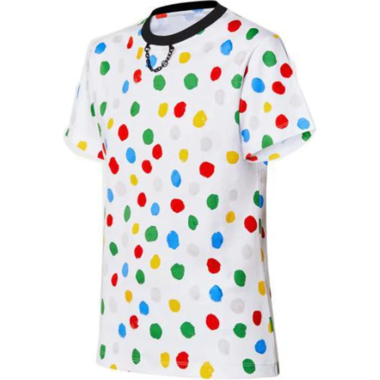 商品[国内直发] Louis Vuitton|x 草间弥生/Yayoi Kusama 联名款 SS23 彩绘圆点短袖 T恤 女款 白色,价格¥7910,第4张图片详细描述