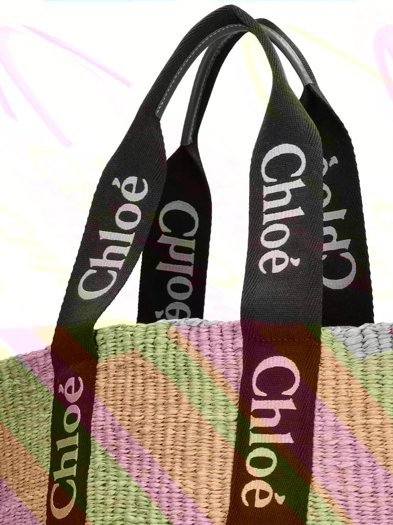 商品Chloé|Large Woody Paper Tote Bag,价格¥6384,第2张图片详细描述