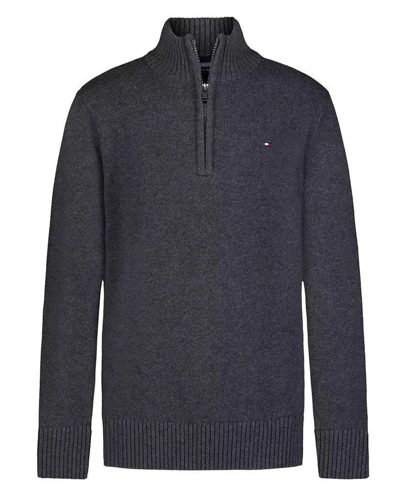 商品Tommy Hilfiger|Boys 8-20 Quarter-Zip Sweater,价格¥227,第1张图片
