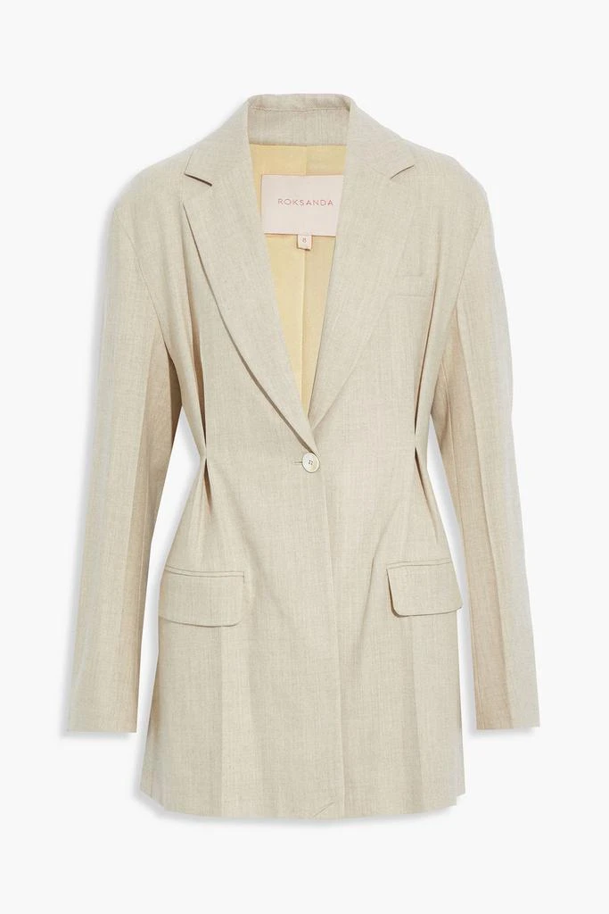 商品ROKSANDA|Leonie oversized two-tone wool-blend twill blazer,价格¥5034,第1张图片