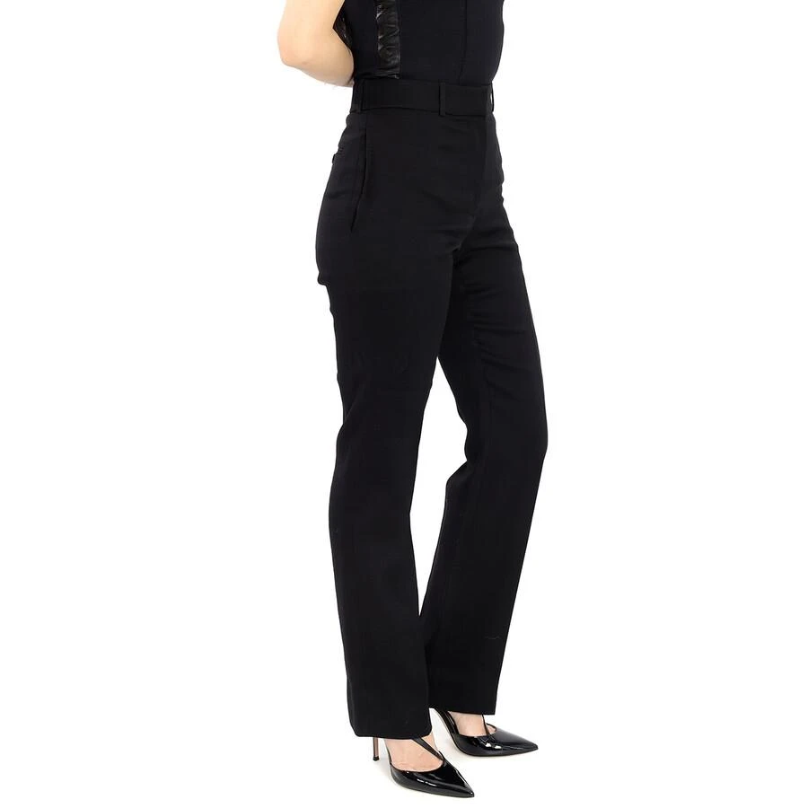 商品Burberry|Burberry Ladies Black Potbury Wool Blend Straight Leg Trousers, Brand Size 4 (US Size 2),价格¥872,第2张图片详细描述