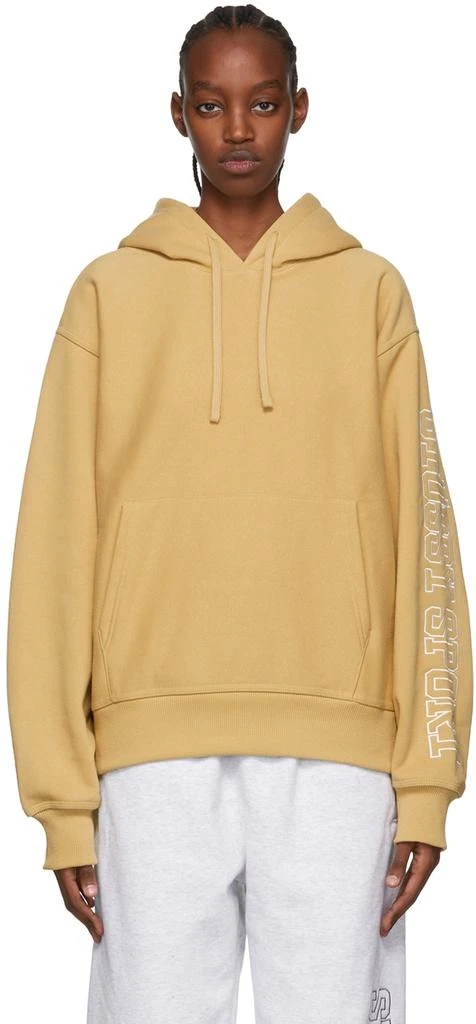 商品STUSSY|Tan Cotton Hoodie,价格¥367,第1张图片