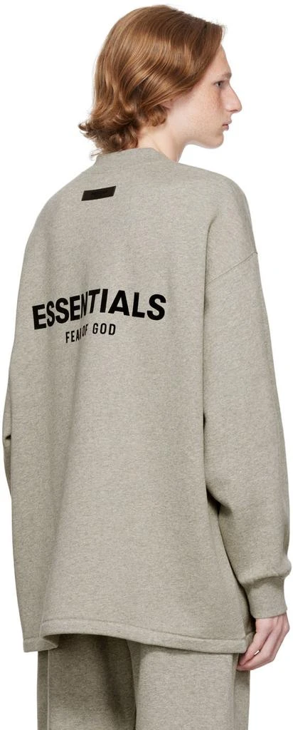 商品Essentials|灰色宽松运动衫 ,价格¥599,第3张图片详细描述