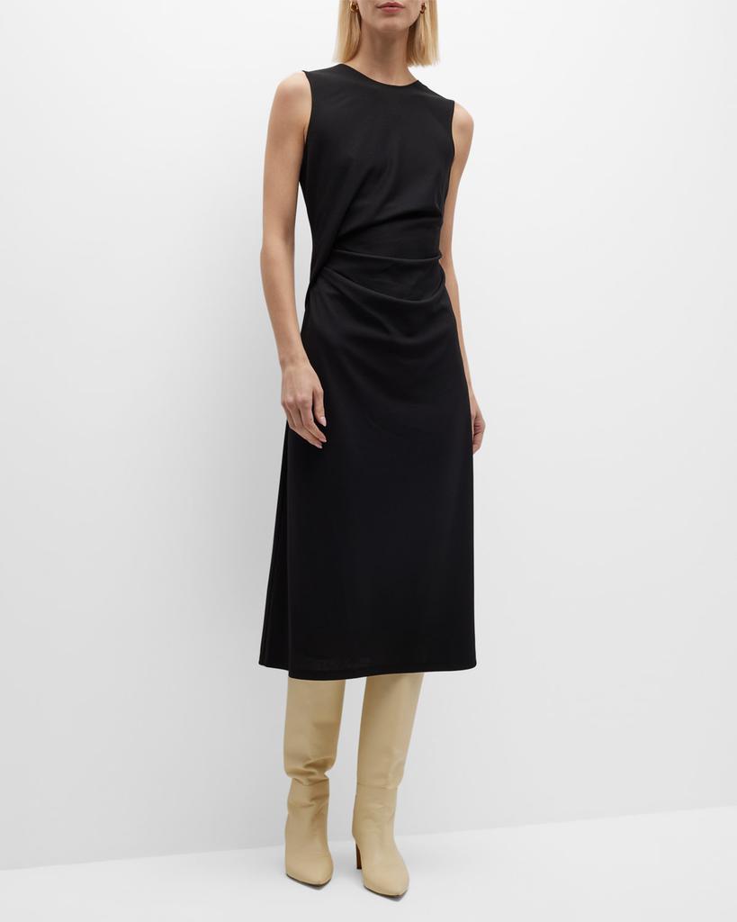 商品Theory|Drape Tuck Sleeveless Mini Dress,价格¥1270,第1张图片