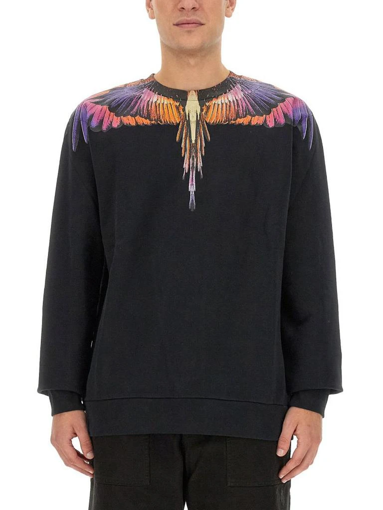 商品Marcelo Burlon|MARCELO BURLON COUNTY OF MILAN SWEATSHIRT WINGS,价格¥2280,第3张图片详细描述