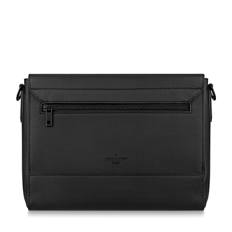 预售10天 Louis Vuitton/路易威登 22春夏新款AEROGRAM系列 男士黑色粒面牛皮革黑扣配可拆卸吊饰肩带单肩斜挎包M57080 商品