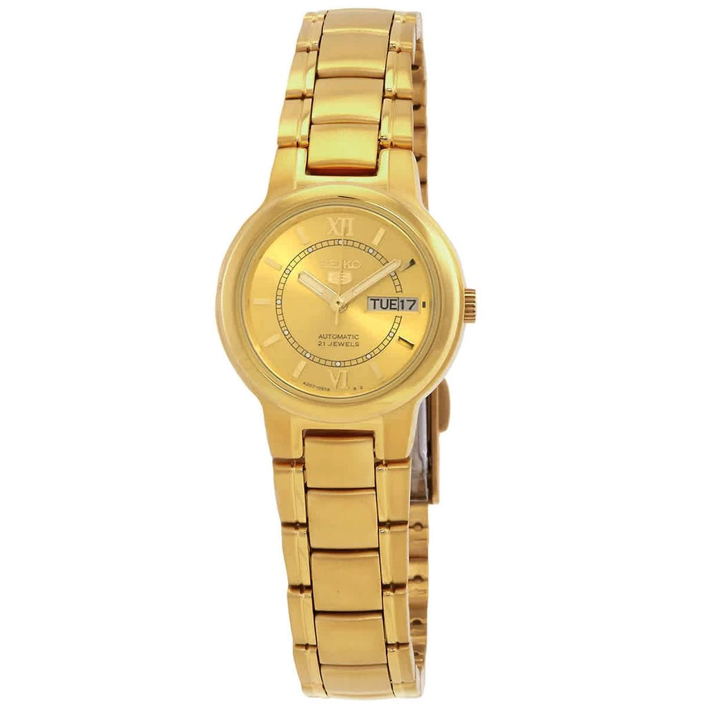 商品Seiko|SeikoAutomatic Gold Dial Ladies Watch SYME58K1,价格¥893,第1张图片