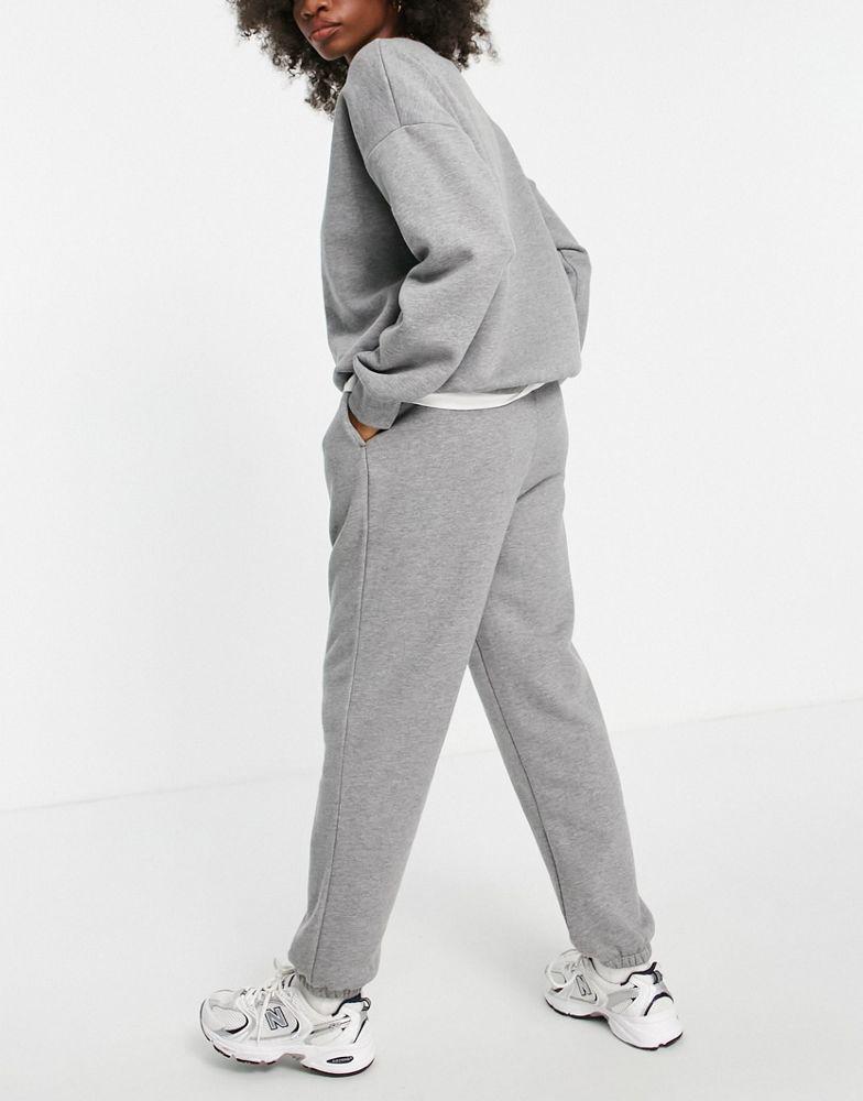 ASOS DESIGN Hourglass tracksuit ultimate sweat / jogger in charcoal商品第2张图片规格展示