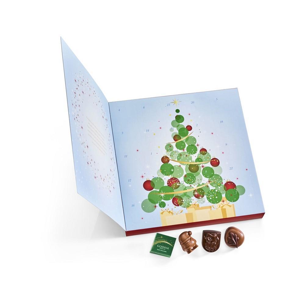 商品Godiva|圣诞节礼盒装巧克力 24颗 混合口味,价格¥298,第5张图片详细描述