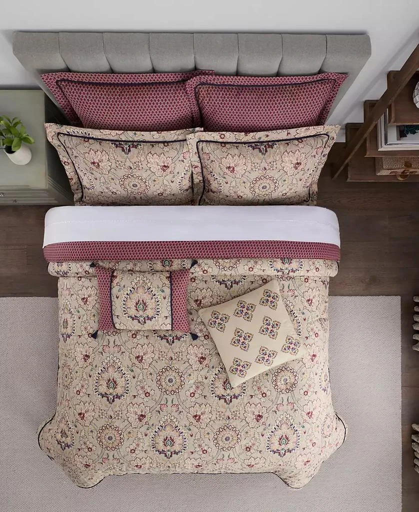 商品Waverly|Castleford Damask Euro Sham,价格¥165,第2张图片详细描述