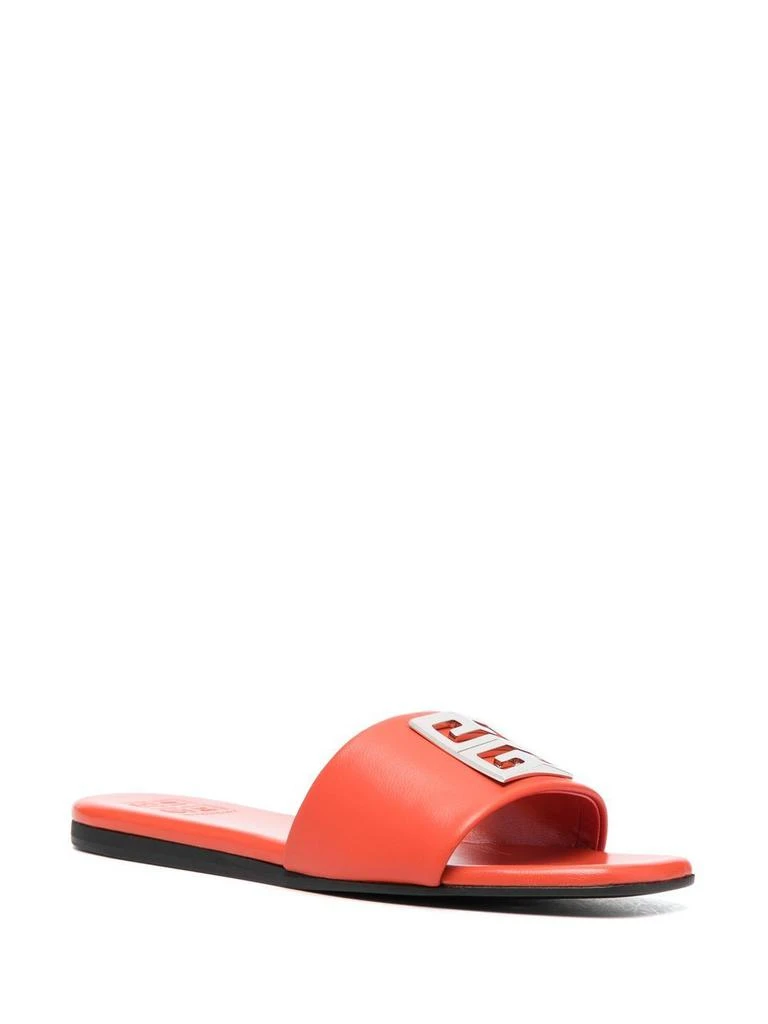 商品Givenchy|GIVENCHY - 4g Leather Flat Sandals,价格¥2249,第3张图片详细描述