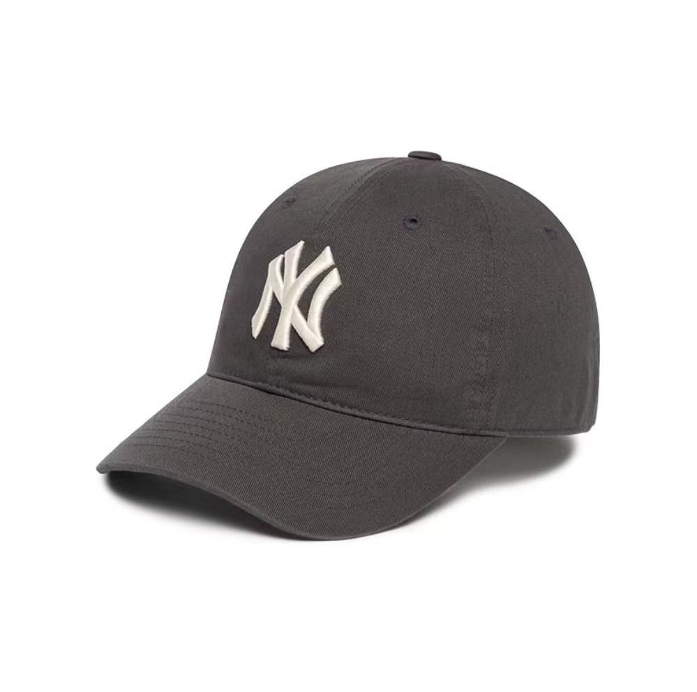 商品 【享贝家】MLB 纽约洋基队 NY大标鸭舌帽棒球帽 男女同款 灰色 3ACP6601N-50CGS 图