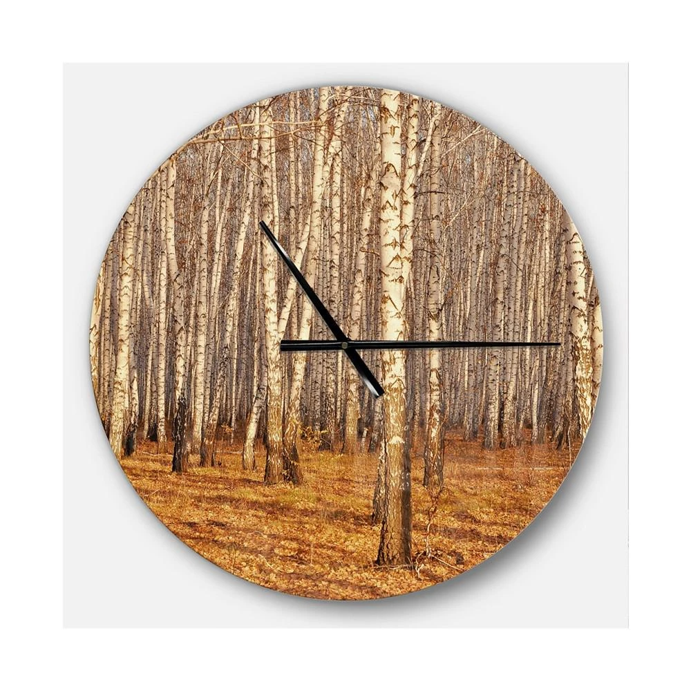商品Design Art|Designart Oversized Traditional Round Metal Wall Clock,价格¥1220,第1张图片