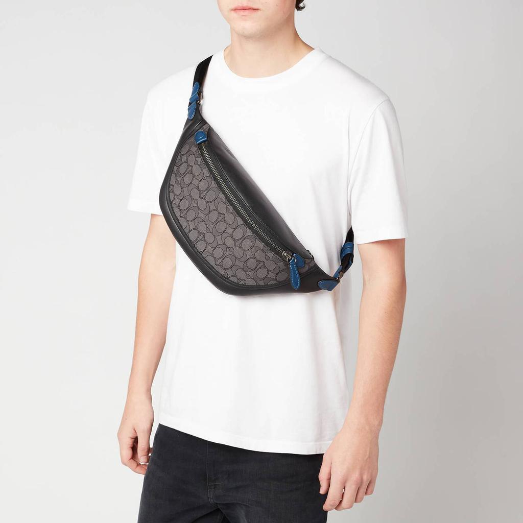 Coach Men's League Belt Bag - Charcoal/Black商品第2张图片规格展示