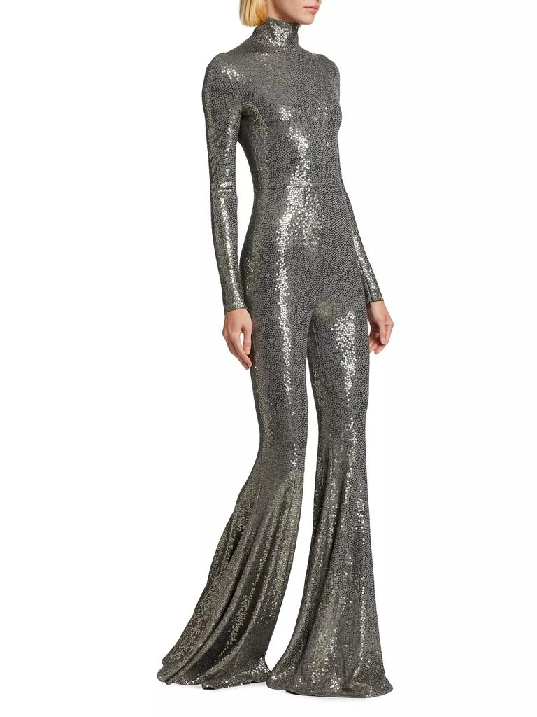 商品Michael Kors|Sequined Flare-Leg Mock Turtleneck Jumpsuit,价格¥29497,第2张图片详细描述