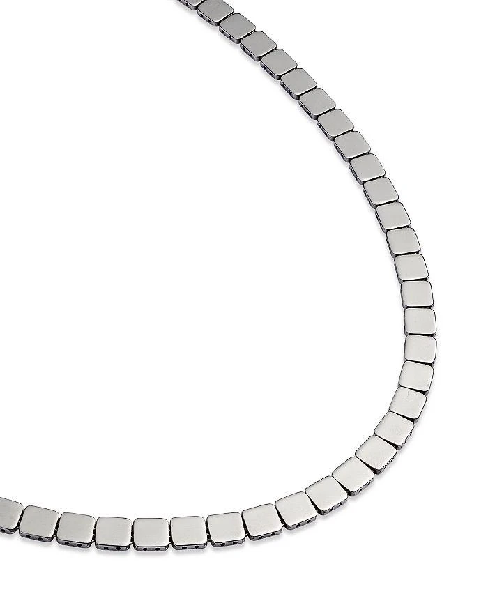 商品Alberto Amati|14K White Gold Cube Link Collar Necklace, 15.75-18",价格¥23823,第3张图片详细描述