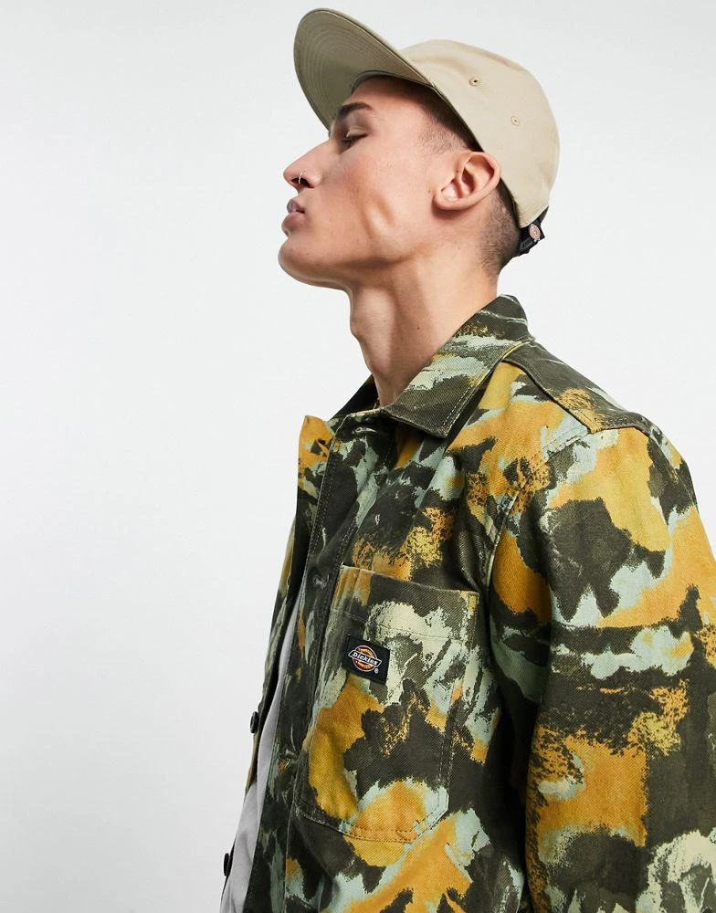 商品DICKIES|Dickies Crafted overshirt in camo,价格¥516,第2张图片详细描述