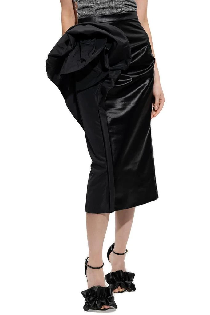 商品MAISON MARGIELA|Maison Margiela Draped Midi Skirt,价格¥4154,第2张图片详细描述